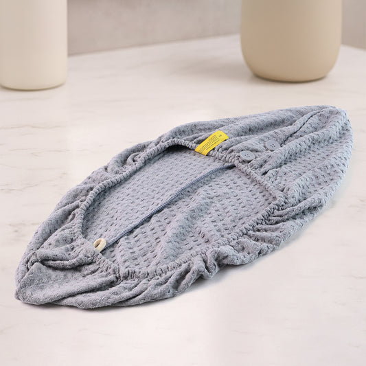Premium Soft Microfiber Hair Drying Towel Wrap Cap (1 Pc)