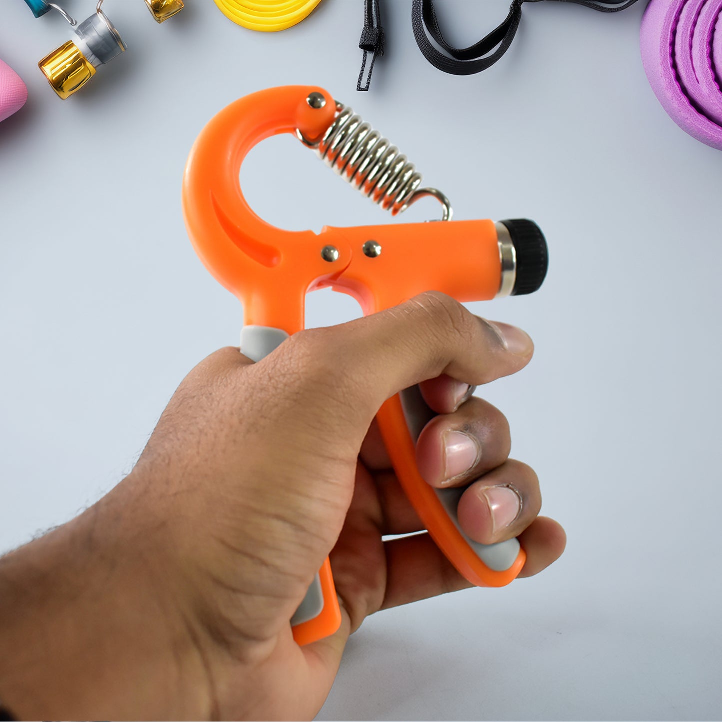 Adjustable Hand Grip Strengthener 5kg To 60kg Resistance (1 Pc)