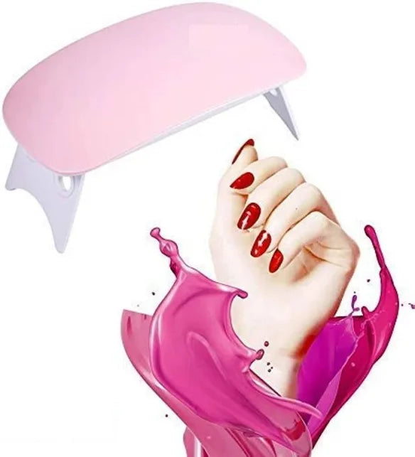 Uv Led Lamp Nail Dryer Mini Portable Nail Lamp Professional  (1 Pc)